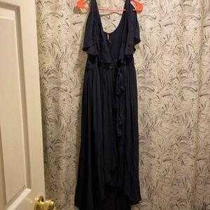 Free People wrap maxi dress